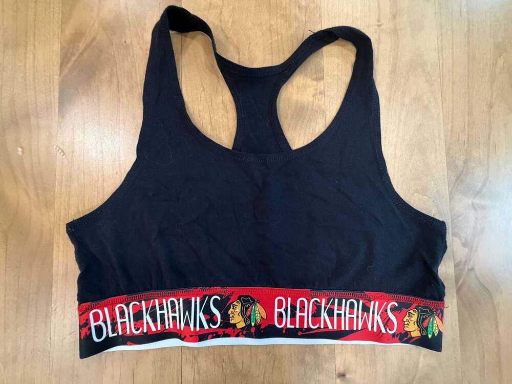 Concepts Sport Chicago Blackhawks Tank Top Size M Black NHL